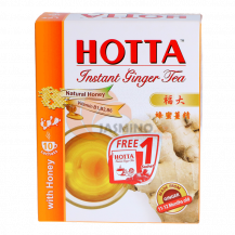 Obrázek k výrobku 5762 - HOTTA Instantní zázvorový čajový nápoj s medem - box 140g