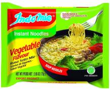 Obrázek k výrobku 6086 - INDOMIE Instantní nudle s zeleninou příchuti 75g