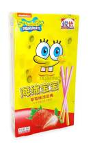 Obrázek k výrobku 7287 - JUNYI Spongebob jahodová čokoládová tyčinka 48g
