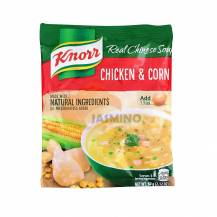 Obrázek k výrobku 6188 - KNORR Instantní kuřecí a kukuřičná polévka 60g