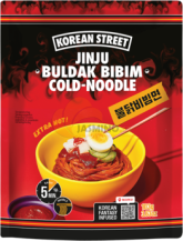 Obrázek k výrobku 6770 - KOREAN STREET Jinju Buldak Bibim Studené nudle, předvařené 175 g