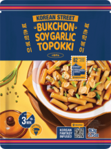 Obrázek k výrobku 5729 - KOREAN STREET Tteokbokki, česnekovo-sójová příchuť 163g