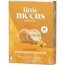 Obrázek k výrobku 7512 - LITTLE MOONS Mochi zmrzlina zlatá blond čokoláda 192g