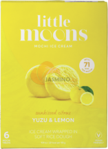 Obrázek k výrobku 6287 - LITTLE MOONS Mraž.mochi příchutí Yuzu lemon 192g