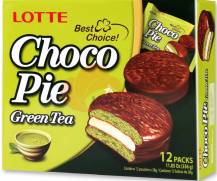Obrázek k výrobku 5291 - LOTTE Chocopie přichutí matcha 336g