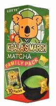 Obrázek k výrobku 5717 - LOTTE KOALAS March Sušenky s příchutí matcha 37g