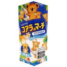Obrázek k výrobku 6272 - LOTTE KOALAS March Sušenky s vanilkovým krémem 195g
