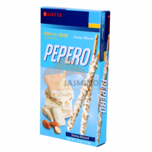 Obrázek k výrobku 5060 - LOTTE PEPERO krémové mandlové tyčinky 32g
