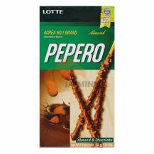Obrázek k výrobku 5105 - LOTTE PEPERO tyčinky s almondovou čokoládou 32g