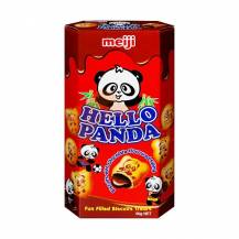 Obrázek k výrobku 6159 - MEIJI Hello Panda čokoládová sušenka 45g