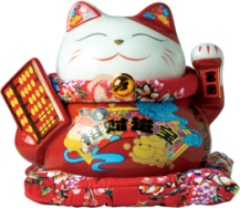 Obrázek k výrobku 7303 - NF JADE TEMPLE Spořitelna Maneki Neko s počítadlem