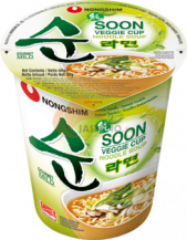 Obrázek k výrobku 2472 - NONGSHIM SOON instant. nudlová polévka zeleninová v kelímku 67g