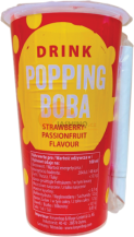 Obrázek k výrobku 7494 - OBOBA Popping Boba Drink, Jahoda & Mučenka 425ml