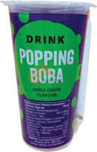 Obrázek k výrobku 7496 - OBOBA Popping Boba nápoj, jablka a hrozny 425ml