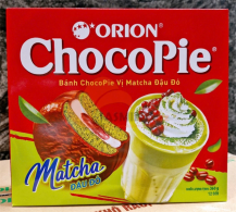 Obrázek k výrobku 5123 - ORION Choco-pie červené falozové matcha 360g