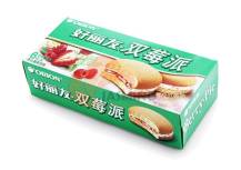 Obrázek k výrobku 7390 - ORION Chocopie koláč jahodový malinový 138g