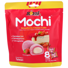 Obrázek k výrobku 7348 - ROYAL FAMILY Mochi Jahodový tvarohový dort 120g