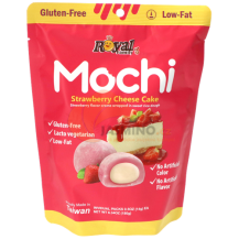 Obrázek k výrobku 7146 - ROYAL FAMILY Mochi Jahodový tvarohový dort 180g