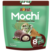 Obrázek k výrobku 7440 - ROYAL FAMILY Mochi - Mátový čokoládový chips 120g