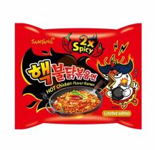 Obrázek k výrobku 3282 - SAMYANG Buldak instat.nudle kuřecí s ramen 2x Spicy (extrém.pálivá) 140g