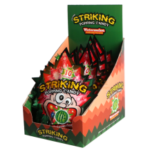 Obrázek k výrobku 3671 - STRIKING Candy Popping - vodní meloun - display 15g
