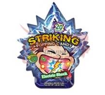 Obrázek k výrobku 7253 - STRIKING Popping Candy - Elektrický šok - Strip 30g