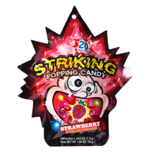 Obrázek k výrobku 7183 - STRIKING Popping Candy - Jahoda - Strip 30g