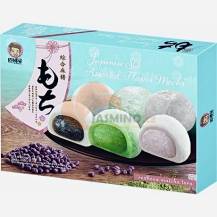 Obrázek k výrobku 7469 - SZU SHEN PO Mochi Smíšené červené fazole, Macha & Taro 300g