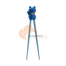 Obrázek k výrobku 6329 - TOKYO DESIGN Dětské hulky Lucky cat modrý 22cm