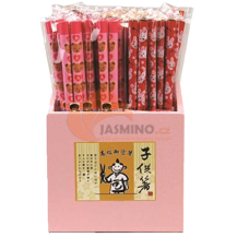 Obrázek k výrobku 6933 - TOKYO DESIGN Dětské hůlky v růžové krabici 1 pár