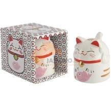 Obrázek k výrobku 6883 - TOKYO DESIGN Kawaii hrnek, Lucky Cat růžová dárková kazeta 350 ml