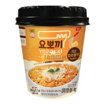 Obrázek k výrobku 7637 - YOPOKKI Inst. rýž. koláčky a nudle s sýrem 145g