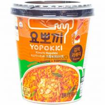 Obrázek k výrobku 5372 - YOPOKKI Instantní rýžové tabulky a ramen nudle příchutí kimchi 145g