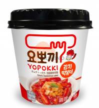 Obrázek k výrobku 5368 - YOPOKKI Instantní rýžové tabulky příchutí kimchi 115g