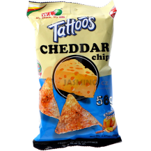 Obrázek k výrobku 7235 - W.L Tattoos Kukuřičné chipsy čedar sýr 56g